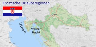 Urlaubsregionen Kroatien- Istrien Kvarner-Bucht Dalmatien