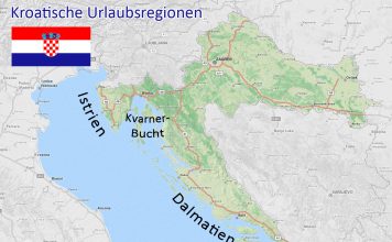 Urlaubsregionen Kroatien- Istrien Kvarner-Bucht Dalmatien