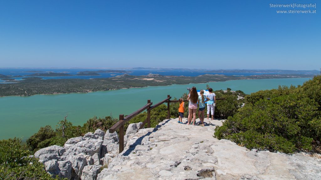 Kroatien Insel Blick Foto