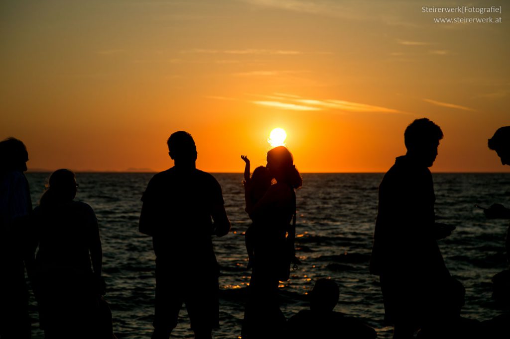 Zadar Sehenswürdigkeiten Sonnenuntergang