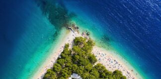 Kroatien Strand Blaue Flagge