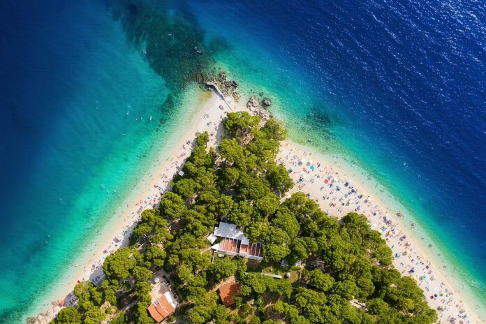 Kroatien Strand Blaue Flagge