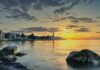 Sonnenuntergang über Porec