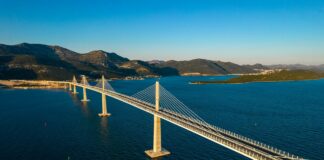 Pelješac Brücke in Kroatien