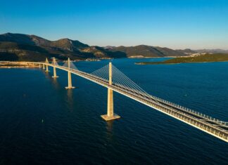 Pelješac Brücke in Kroatien