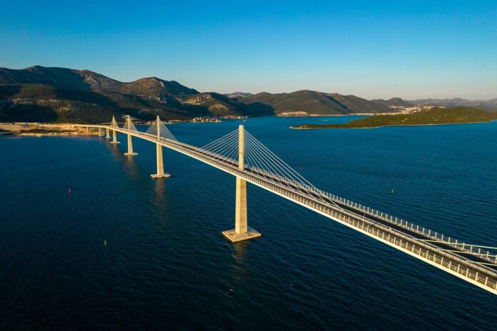 Pelješac Brücke in Kroatien