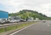 Stau in Slowenien auf Autobahn