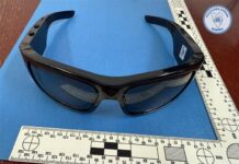 Versteckte Kamera in Sonnenbrille