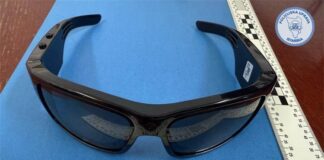Versteckte Kamera in Sonnenbrille